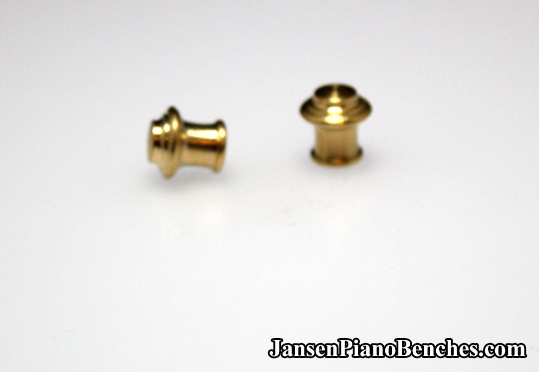 Tiered Brass Piano Desk Knob