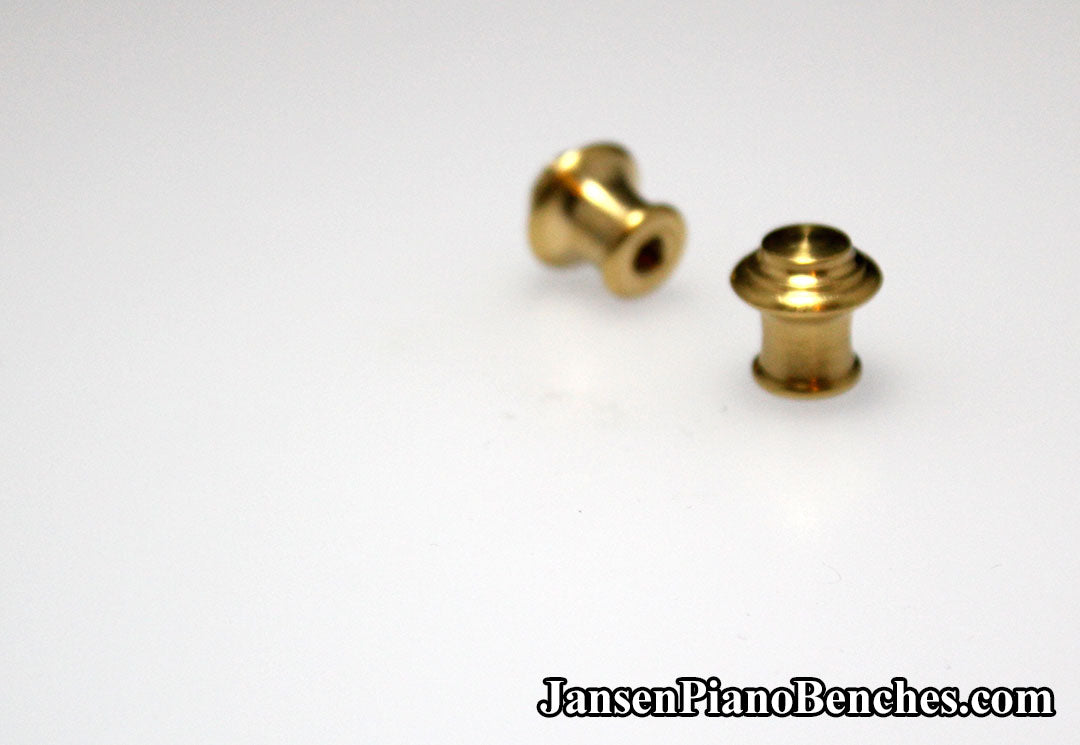 Tiered Brass Piano Desk Knob