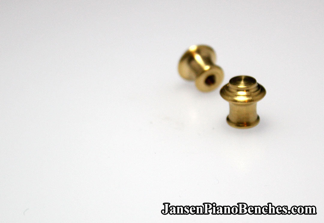 Tiered Brass Piano Desk Knob