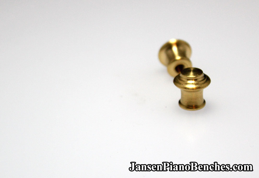Tiered Brass Piano Desk Knob