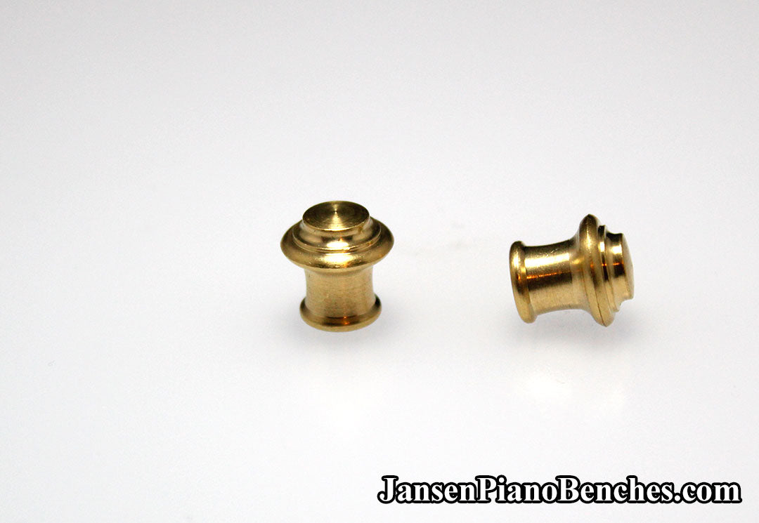 Tiered Brass Piano Desk Knob