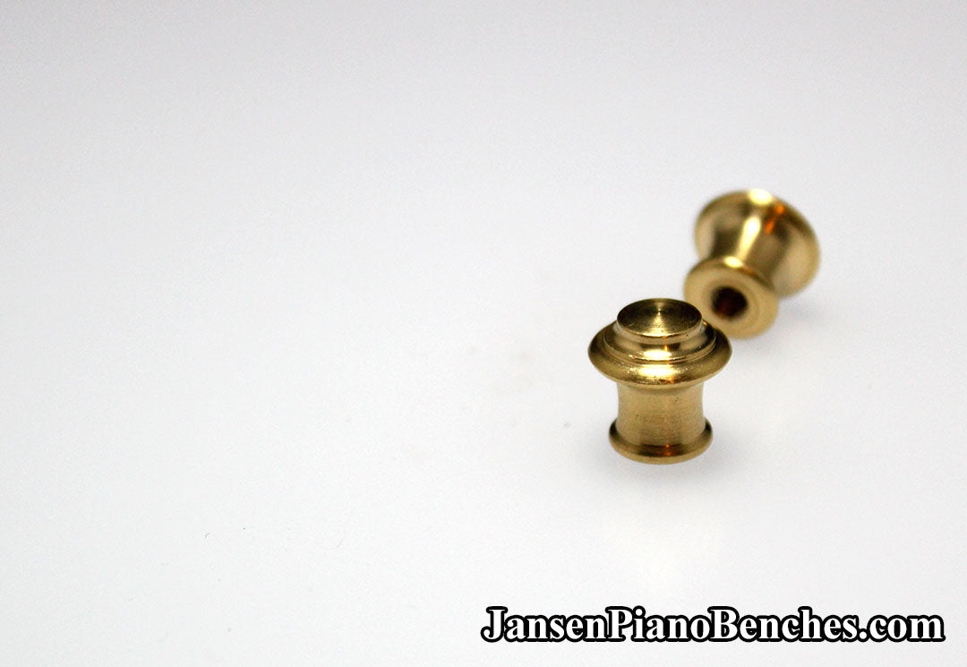 Tiered Brass Piano Desk Knob