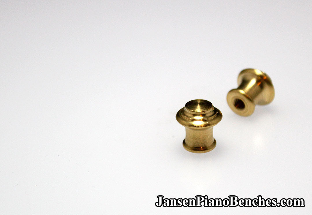 Tiered Brass Piano Desk Knob