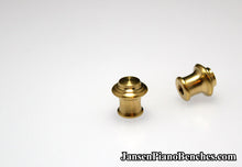 Load image into Gallery viewer, Tiered Brass Piano Desk Knob