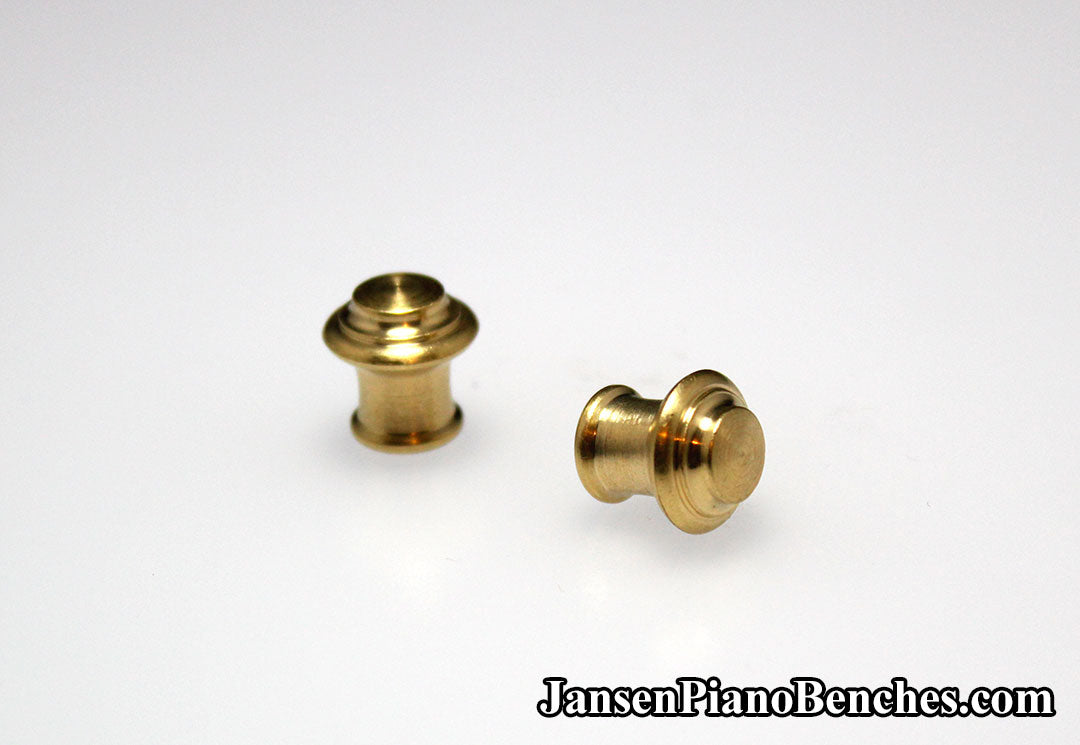 Tiered Brass Piano Desk Knob