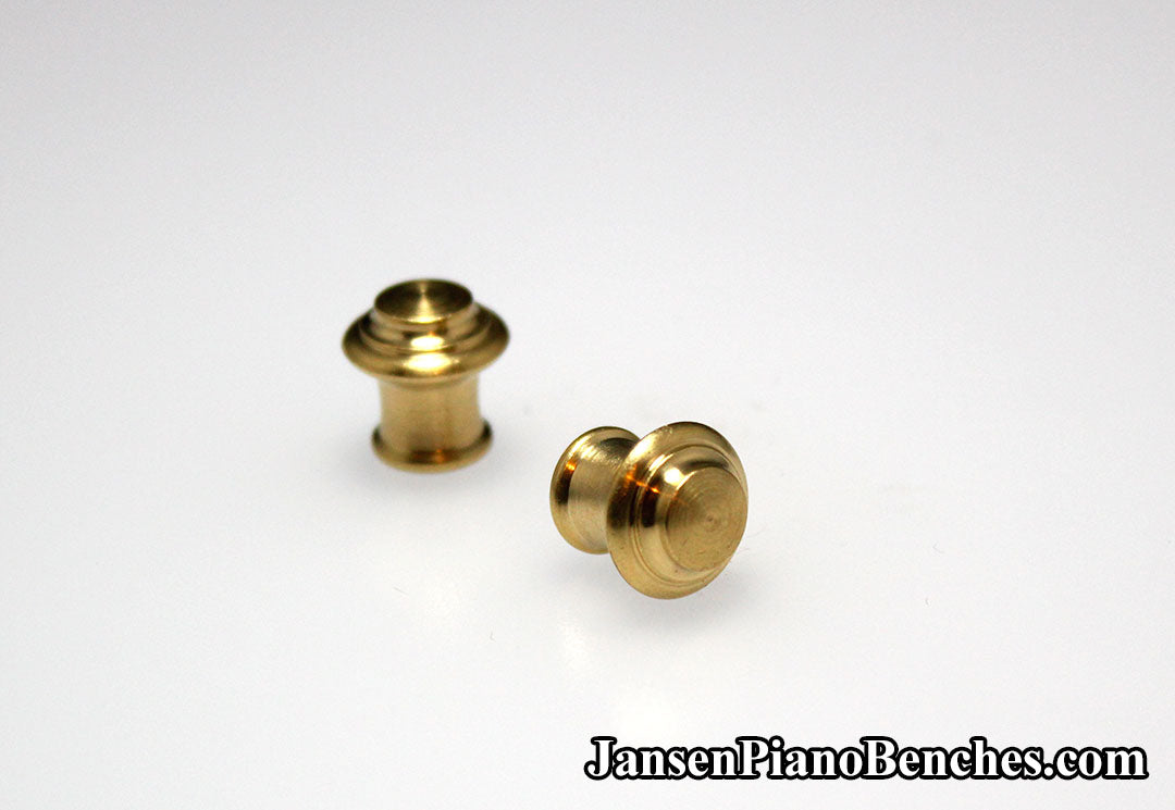Tiered Brass Piano Desk Knob