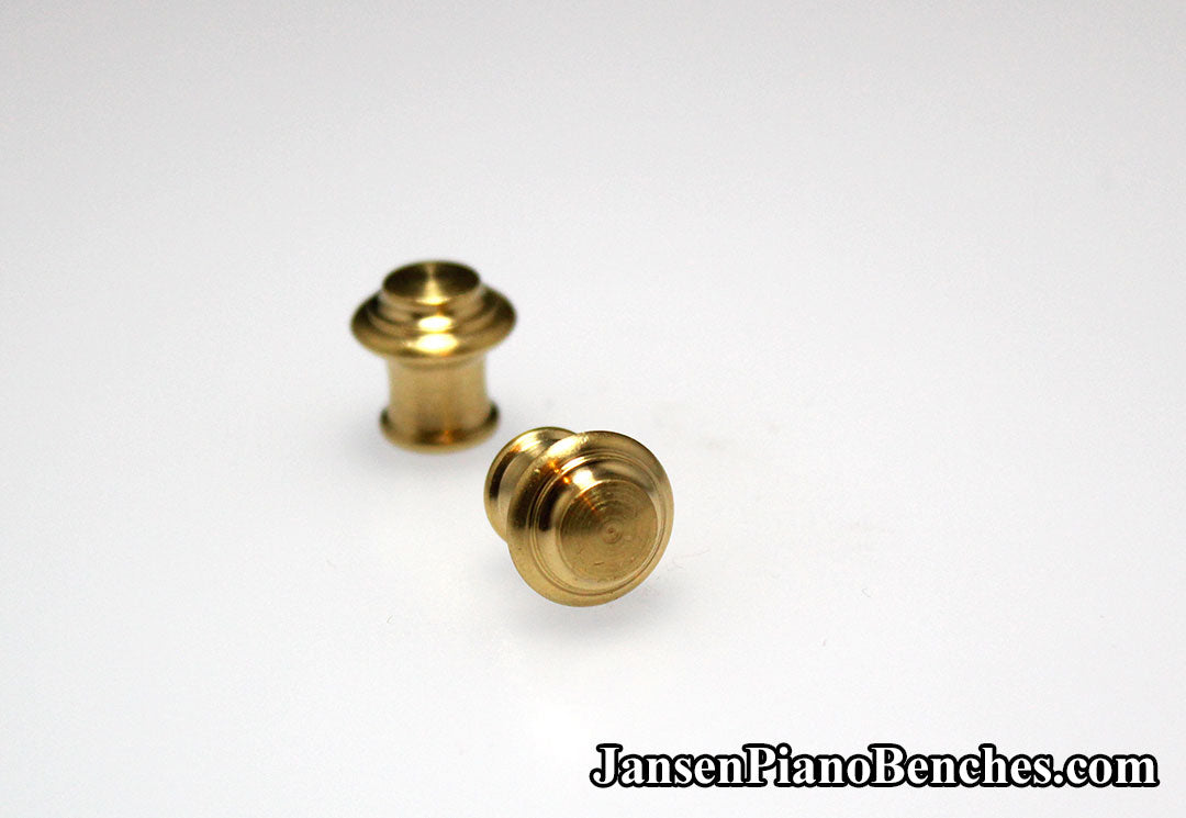 Tiered Brass Piano Desk Knob