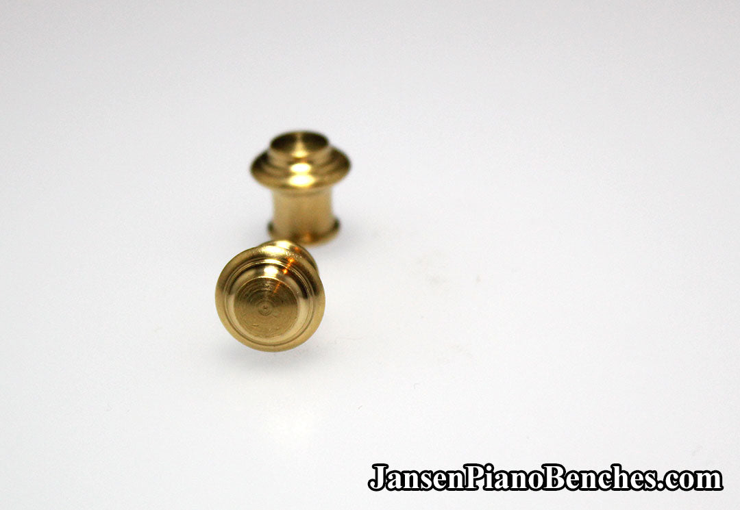 Tiered Brass Piano Desk Knob