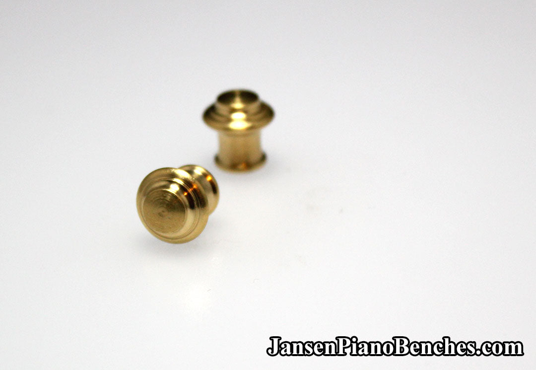 Tiered Brass Piano Desk Knob