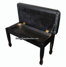 Load image into Gallery viewer, grand piano bench high gloss padded