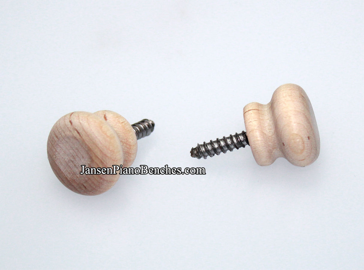 piano desk knob unfinished model 361