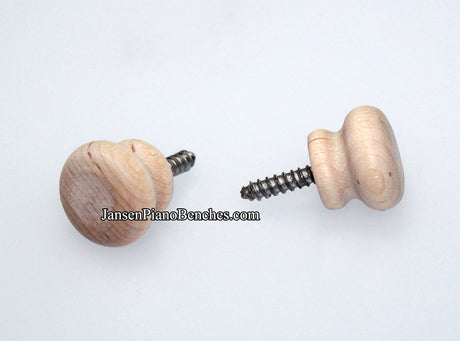 piano desk knob unfinished model 361