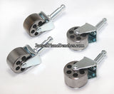 iron upright piano casters set of 4