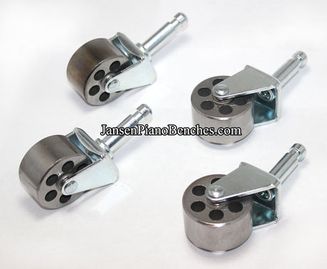 iron upright piano casters set of 4