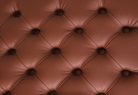 brown vinyl piano bench