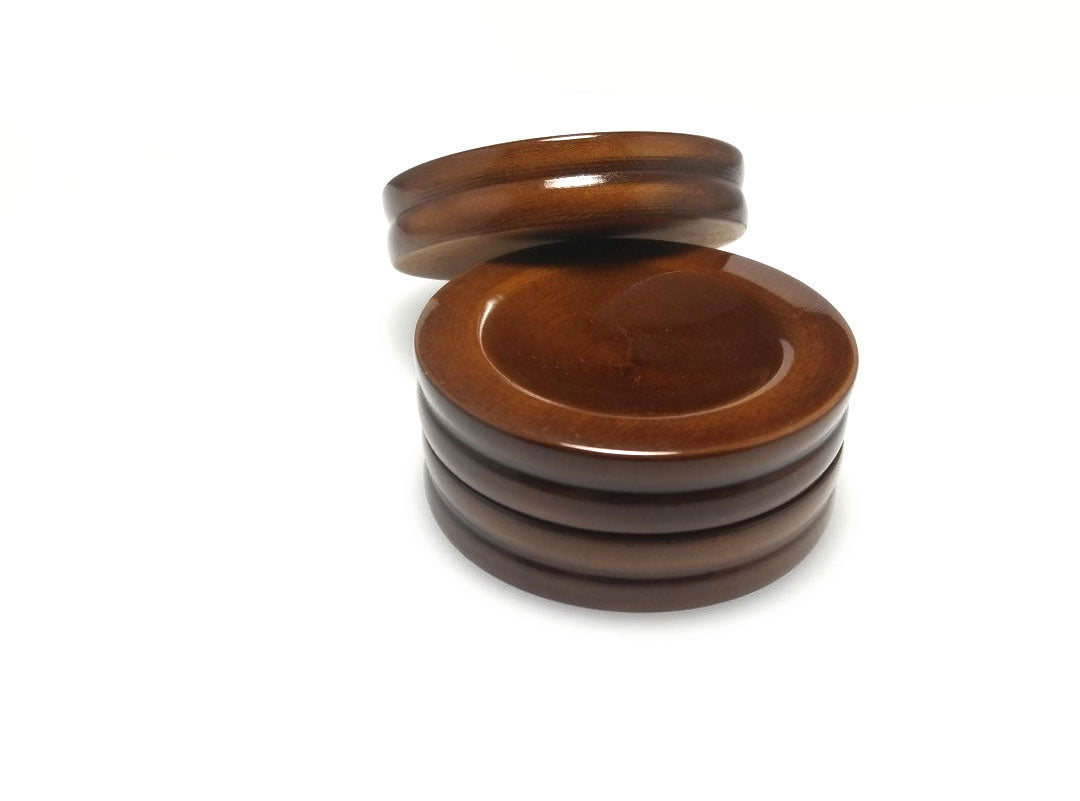4" Jansen High Polish Piano Caster Cups