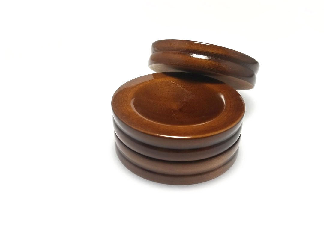 4" Jansen High Polish Piano Caster Cups