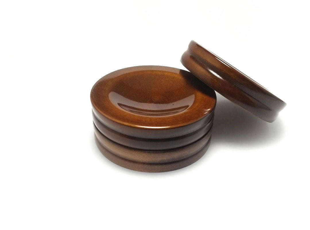 4" Jansen High Polish Piano Caster Cups