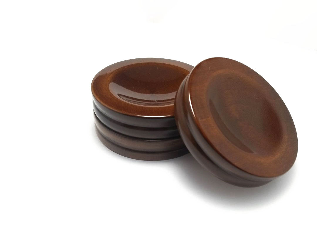 4" Jansen High Polish Piano Caster Cups