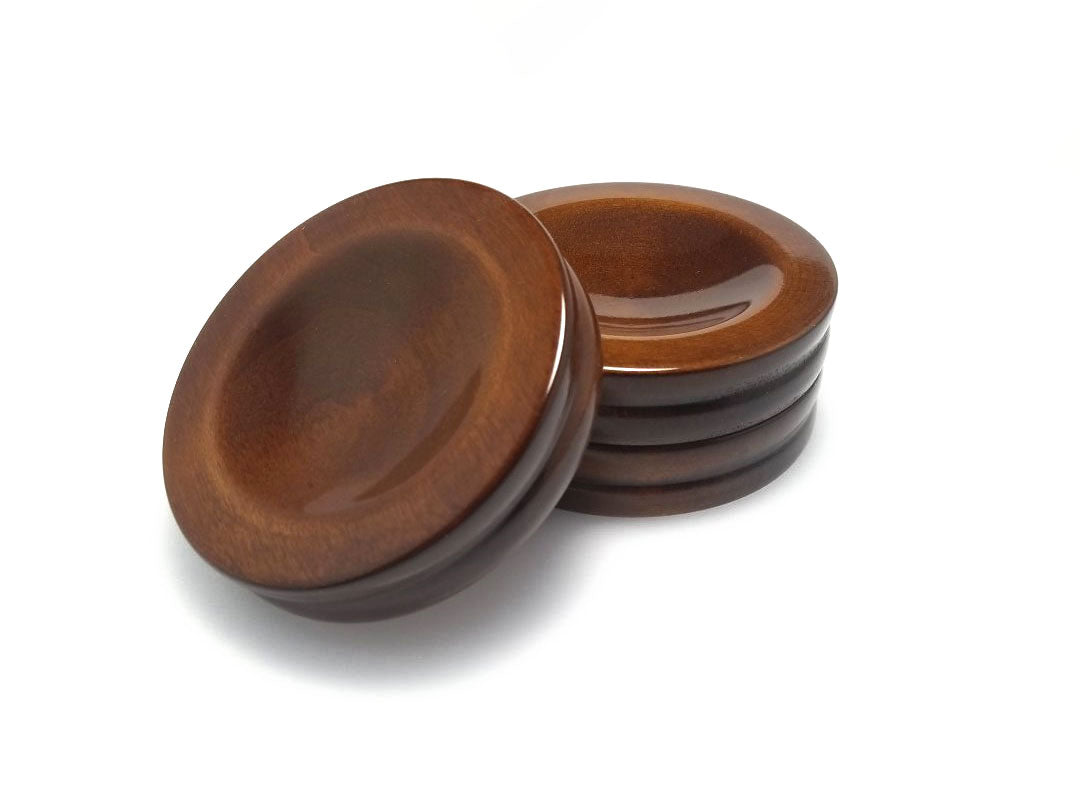 4" Jansen High Polish Piano Caster Cups