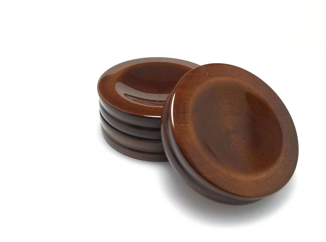 4" Jansen High Polish Piano Caster Cups