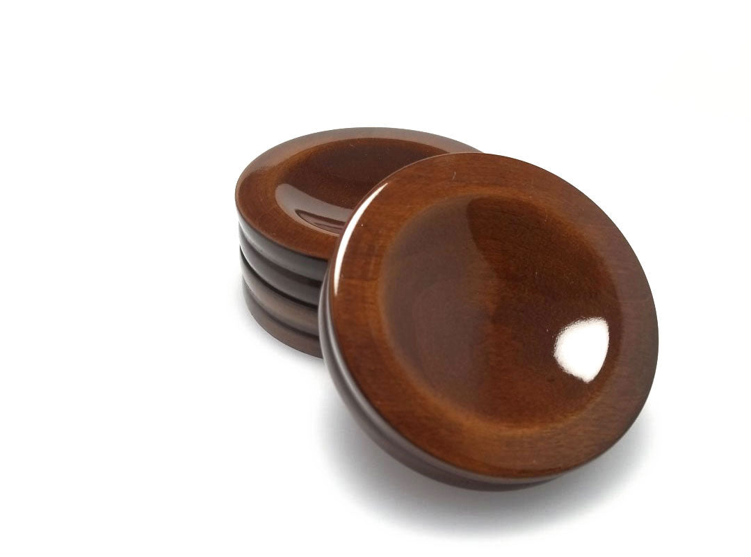 4" Jansen High Polish Piano Caster Cups
