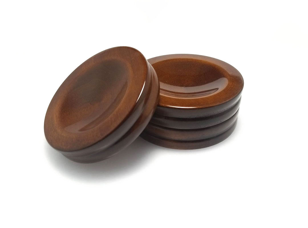 4" Jansen High Polish Piano Caster Cups