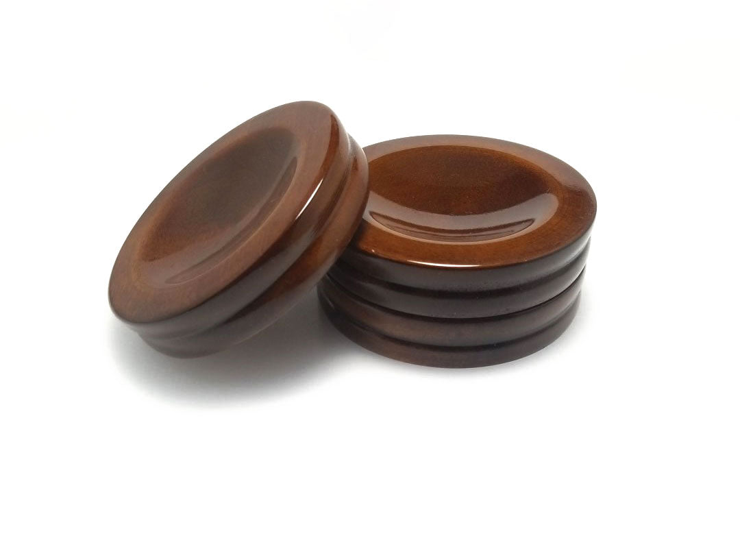 4" Jansen High Polish Piano Caster Cups