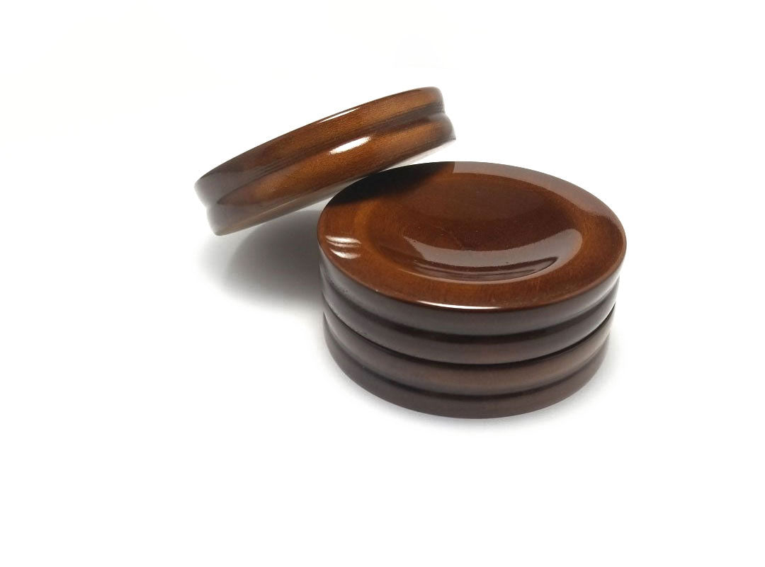 4" Jansen High Polish Piano Caster Cups