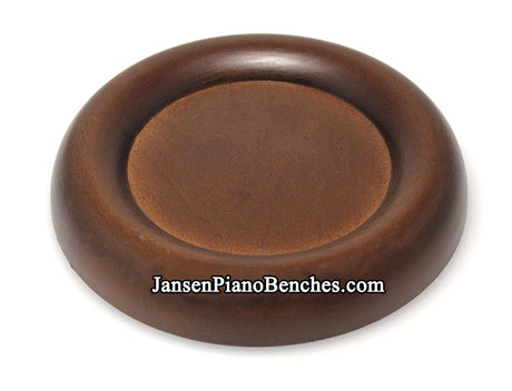 walnut grand piano caster cup 838w