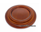 walnut high polish grand piano caster cup