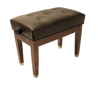 walnut jansen petite artist bench