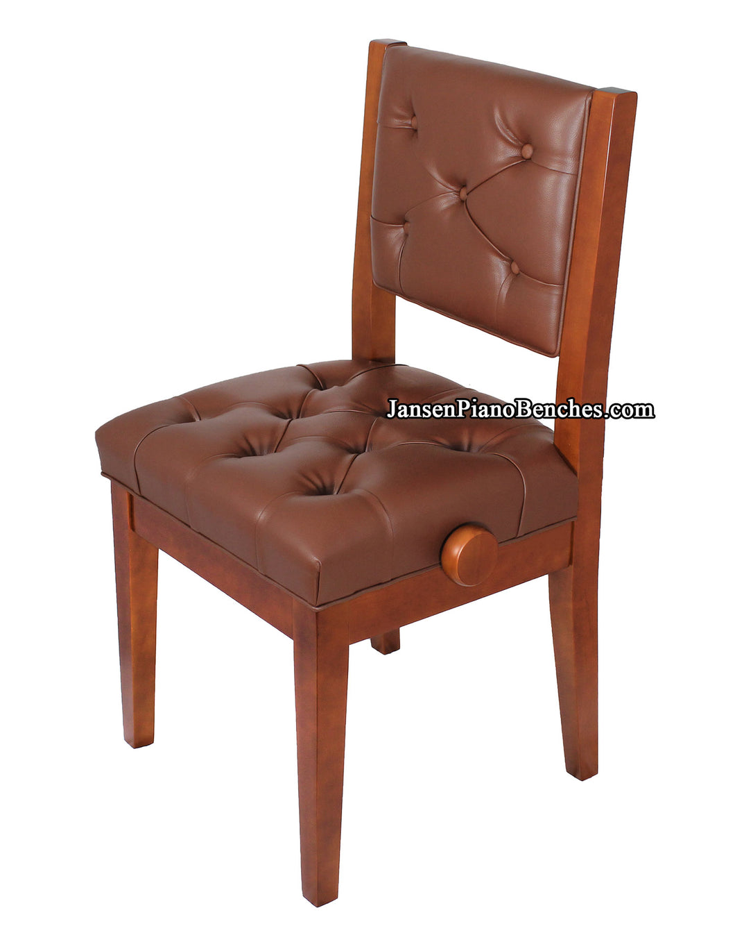 walnut piano chair 