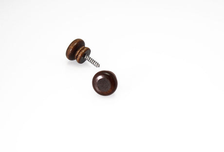 piano desk knob walnut wood