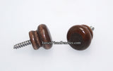 walnut wood piano desk knobs 361W