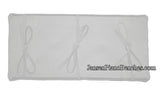 white piano bench cushion pad grk