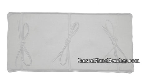 white piano bench cushion pad grk