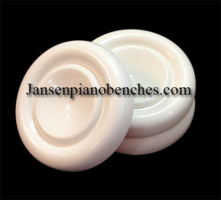 white grand piano caster cups