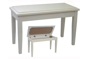 white piano bench high polish yamaha