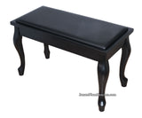 piano bench with curved legs