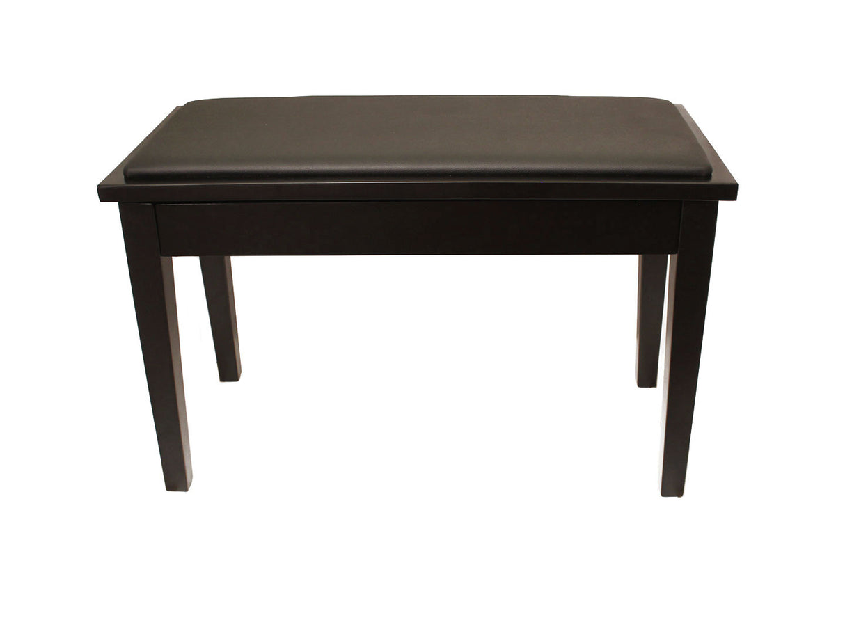 Yamaha Upholstered Piano Bench with Wood Trim and Storage Compartment