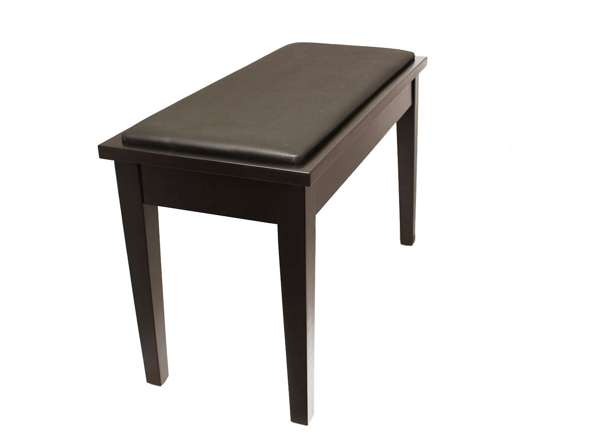 Yamaha Upholstered Piano Bench with Wood Trim and Storage Compartment