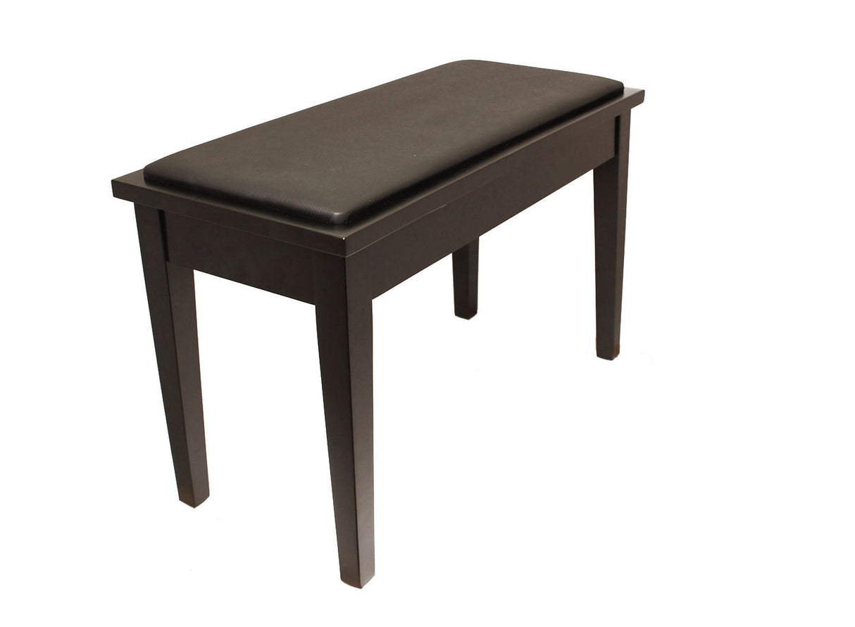 Yamaha Upholstered Piano Bench with Wood Trim and Storage Compartment