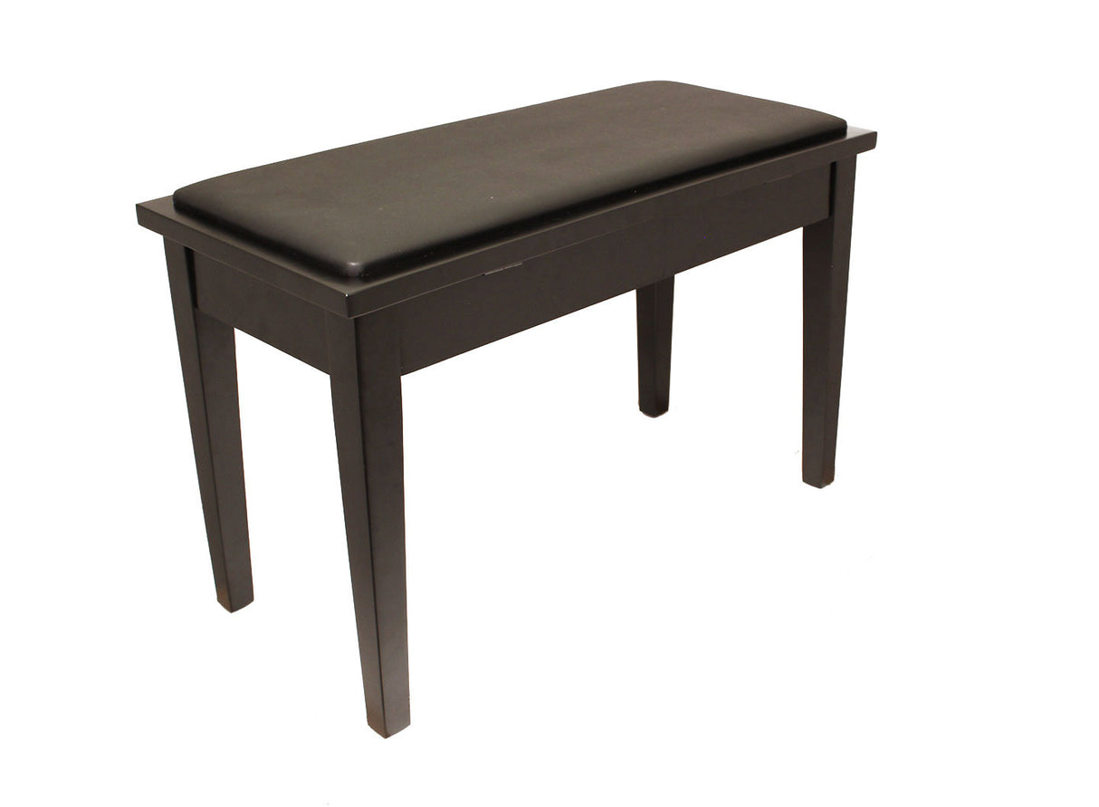Yamaha Upholstered Piano Bench with Wood Trim and Storage Compartment