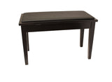 Yamaha Upholstered Piano Bench with Wood Trim and Storage Compartment
