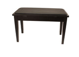 Yamaha Upholstered Piano Bench with Wood Trim and Storage Compartment