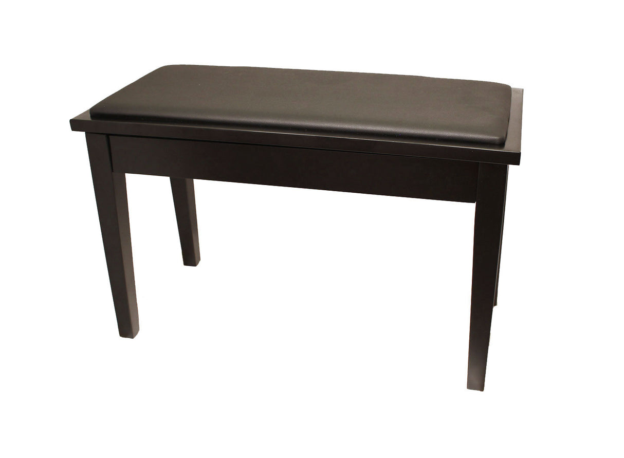 Yamaha Upholstered Piano Bench with Wood Trim and Storage Compartment