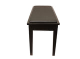 Yamaha Upholstered Piano Bench with Wood Trim and Storage Compartment