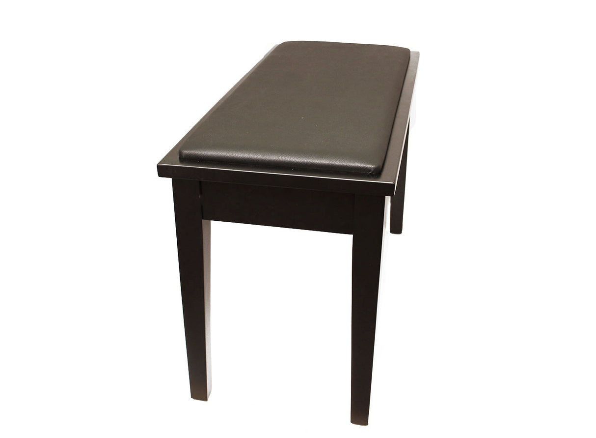 Yamaha Upholstered Piano Bench with Wood Trim and Storage Compartment