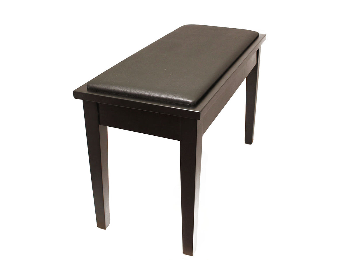 Yamaha Upholstered Piano Bench with Wood Trim and Storage Compartment